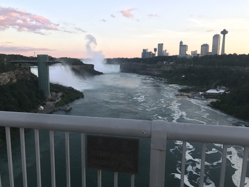 Half of this photo was taken in Canada and the other half in the USA.